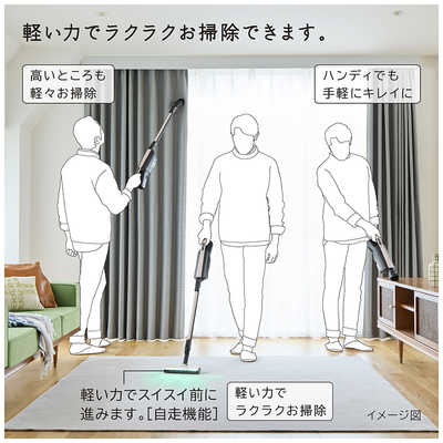 日立 HITACHI スティッククリーナー 紙パック式 コードレス ベージュ