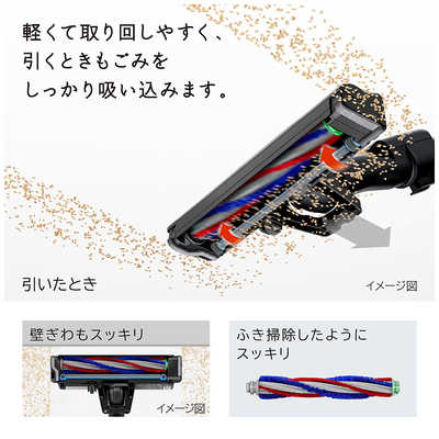 日立 HITACHI スティッククリーナー 紙パック式 コードレス ベージュ