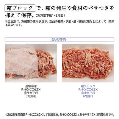 日立 HITACHI 冷蔵庫 5ドア 470L 左開き HWSタイプ 真ん中冷凍室
