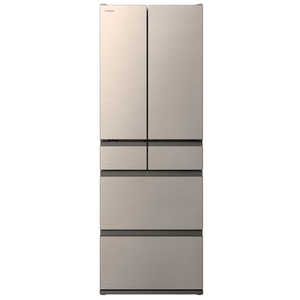 ���� HITACHI �①�� 6�h�A 485L �t�����`�h�A(�ω��J��) HWC�^�C�v ��65cm ���C�g�S�[���h R-HWC49Y N