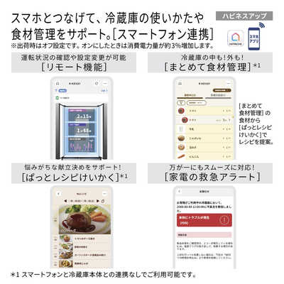 日立 HITACHI 冷蔵庫 6ドア 540L フレンチドア(観音開き) HZCタイプ