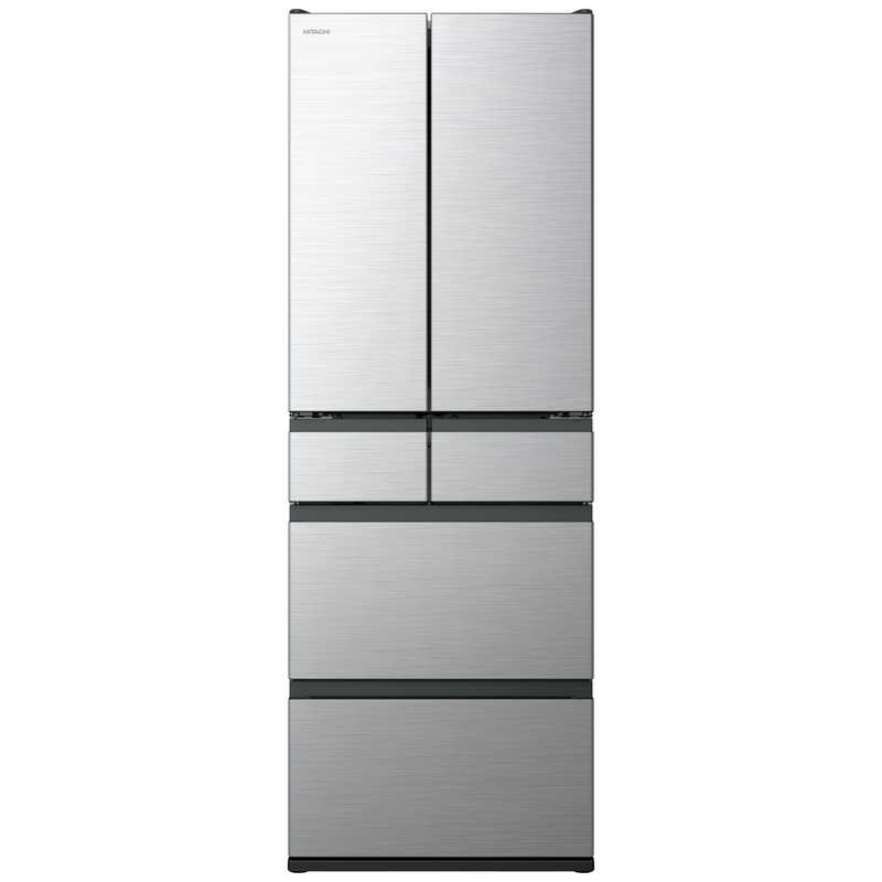 日立　HITACHI 日立　HITACHI 冷蔵庫 6ドア 540L フレンチドア(観音開き) Hタイプ 真ん中冷凍室 幅65cm ライトシルバー R-H54Y-S R-H54Y-S
