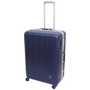 ＜コジマ＞ 東急ハンズ スーツケース フレームタイプ 78L hands+(ハンズプラス)ライト ネイビー 16H+TT004画像