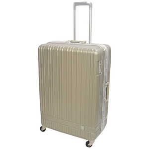 ＜コジマ＞ 東急ハンズ スーツケース フレームタイプ 92L hands+(ハンズプラス)ライト シャンパンシルバー 16H+TT005画像
