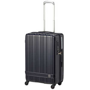 ＜コジマ＞ 東急ハンズ スーツケース ジップタイプ 60L hands+(ハンズプラス)newライト ミッドナイトブルー 18H+TT002画像