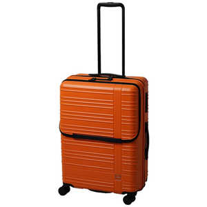 ＜コジマ＞ 東急ハンズ hands+ スーツケース カラーシリーズ フロント オレンジ [58L] オレンジ 19H+TT048画像