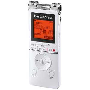 パナソニック　Panasonic ICレコーダー ホワイト [8GB /ワイドFM対応] RR-XS470-W