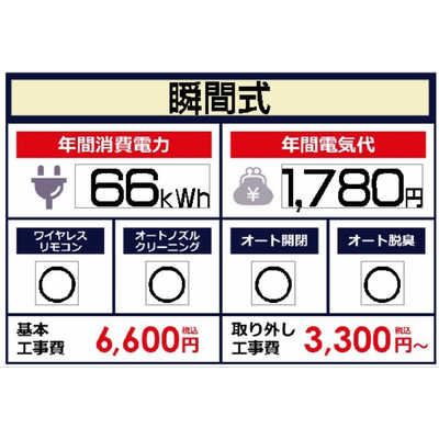 瞬間式　温水洗浄便座　パナソニック