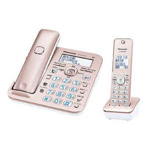 パナソニック　Panasonic ｢親機コードレスタイプ/子機1台｣デジタルコードレス留守番電話機 ｢RU･RU･RU｣ VE-GZ51DL-N(ピンクゴｰルド)
