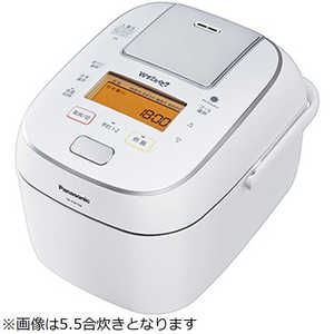 パナソニック　Panasonic 炊飯器 1升 Wおどり炊き ホワイト 圧力IH SR-PW188-W