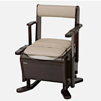 新品 未開封 パナソニック エイジフリー ライフテック 家具調トイレ 座楽 はねあげ  あたたか便座 PN-L23408 ダークブラウン 介護用品 パナソニックエイジフリーライフテック ポータブルトイレ 家具調トイレ