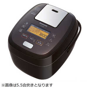 パナソニック　Panasonic 炊飯器 1升 おどり炊き ブラウン 可変圧力IH SR-PA188-T