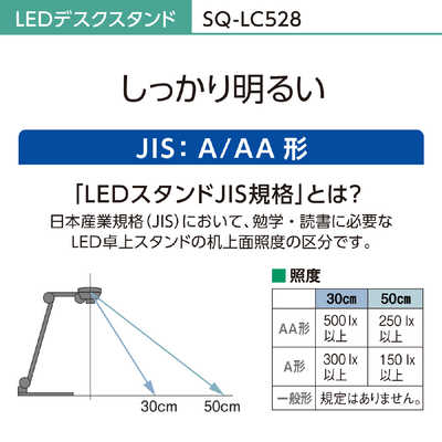 パナソニック Panasonic LEDスタンドライト (1025lm) SQ-LC528-K