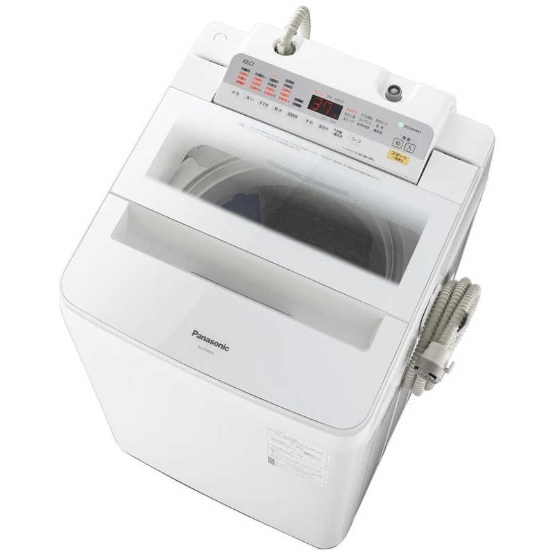 パナソニック　Panasonic パナソニック　Panasonic 全自動洗濯機 ホワイト NA-FA80H6-W NA-FA80H6-W