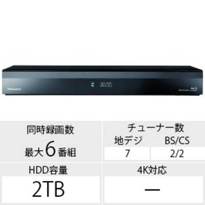 【未開封新品】Panasonic ブルーレイレコーダー DMR-BX2050