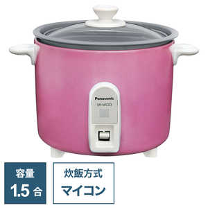 パナソニック Panasonic 炊飯器 1.5合 ミニクッカー マイコン ピンク SR-MC03-P