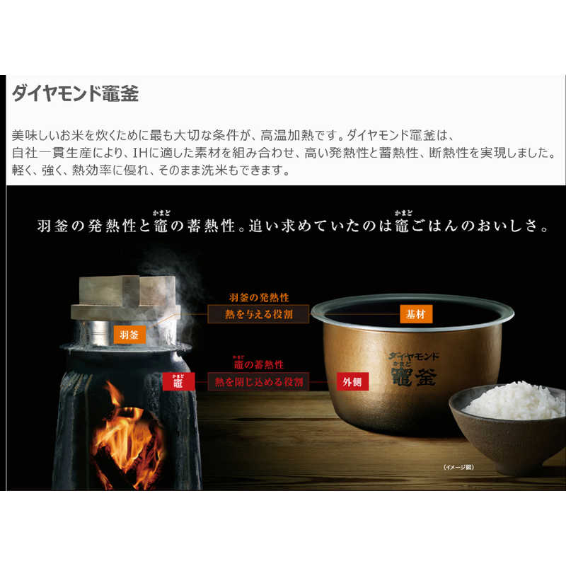 パナソニック　Panasonic パナソニック　Panasonic 炊飯器 5.5合 Wおどり炊き ブラック 圧力IH SR-VSX109-K SR-VSX109-K