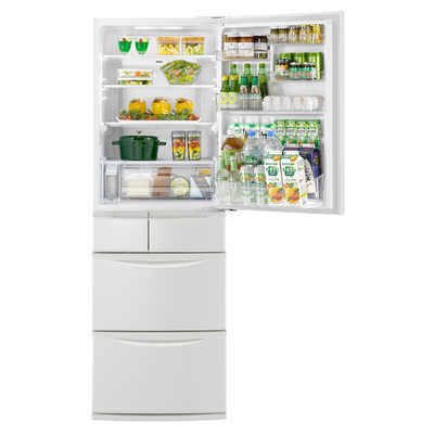 Panasonic 5ドア冷蔵庫 NR-EV41S5-W