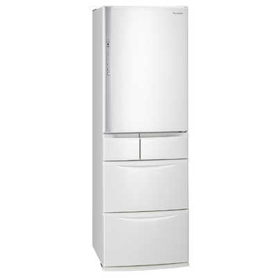 Panasonic　5ドア冷蔵庫　NR-EV41S5-W パナソニック Panasonic 冷蔵庫[5ドア/411L/右開き] ☆NR-EV41S5-W