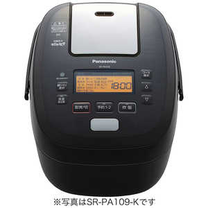パナソニック　Panasonic 炊飯器 1升 おどり炊き ブラック 可変圧力IH SR-PA189-K