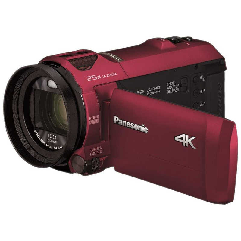 パナソニック　Panasonic パナソニック　Panasonic デジタルビデオカメラ [4K対応] HC-VX992M-R アｰバンレッド HC-VX992M-R アｰバンレッド