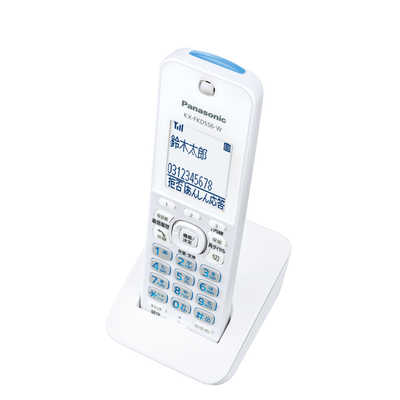 パナソニック　Panasonic ｢子機1台｣コードレス電話機 VE-GZ62DL-W ホワイト