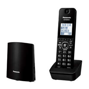 パナソニック　Panasonic 電話機 [子機1台/コードレス] RU･RU･RU(ル･ル･ル) ブラック VE-GZL40DL-B ブラック