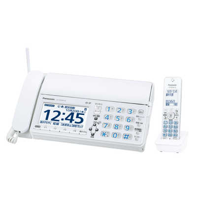 パナソニック Panasonic パーソナルファクス 子機1台付 KX-PZ620DL-W  