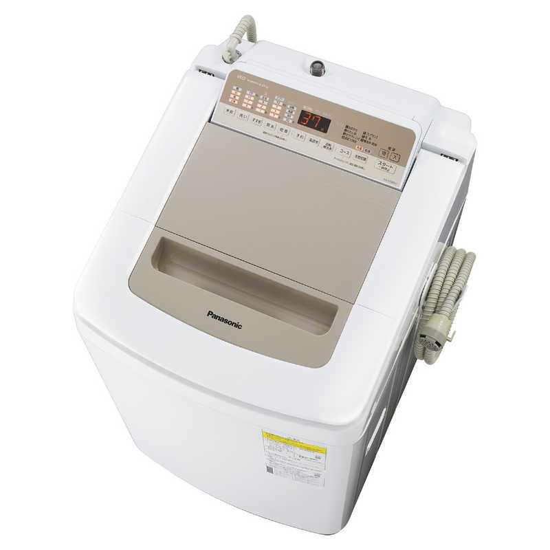 パナソニック　Panasonic パナソニック　Panasonic 縦型洗濯乾燥機 洗濯8.0kg 乾燥4.5kg ヒーター乾燥(水冷・除湿タイプ)  NA-FD80H7-N シャンパン NA-FD80H7-N シャンパン