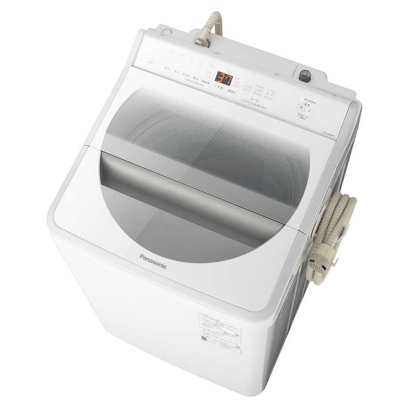 パナソニック　Panasonic パナソニック　Panasonic 全自動洗濯機 FAシリーズ 洗濯8.0kg 泡洗浄 モーター搭載 BIGサークル投入口 ★NA-FA80H7-W ホワイト ★NA-FA80H7-W ホワイト