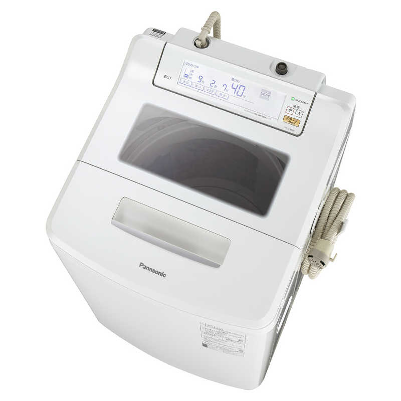 パナソニック　Panasonic パナソニック　Panasonic 全自動洗濯機 クリスタルホワイト NA-JFA806-W NA-JFA806-W