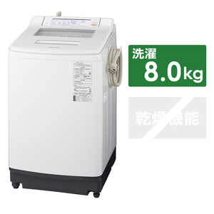 パナソニック　Panasonic 全自動洗濯機 クリスタルホワイト NA-JFA806-W