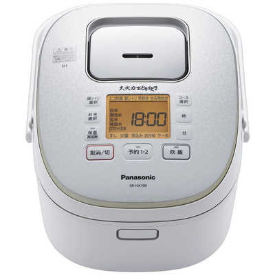 パナソニック Panasonic 炊飯器 5.5合 大火力おどり炊き ホワイト IH