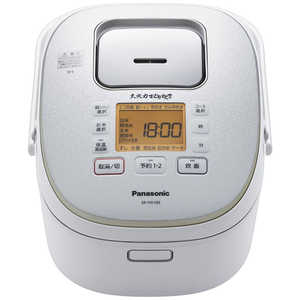 パナソニック　Panasonic 炊飯器 1升 大火力おどり炊き ホワイト IH SR-HX189-W