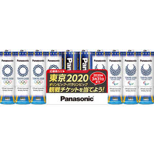 パナソニック　Panasonic 【単3形】10本 アルカリ乾電池 「エボルタネオ」　東京2020オリンピック・パラリンピック特別パック　LR6NJTP/10S LR6NJTP10S