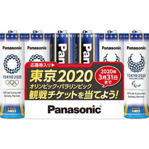 パナソニック　Panasonic 【単3形】6本 アルカリ乾電池 「エボルタネオ」　東京2020オリンピック・パラリンピック特別パック　LR6NJTP/6S LR6NJTP6S