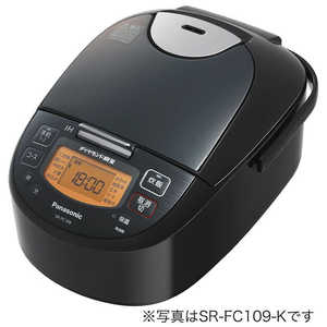 パナソニック　Panasonic 炊飯器 1升 ブラック IH SR-FC189-K