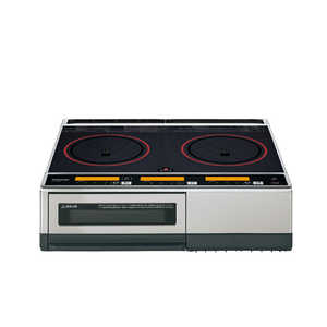 パナソニック　Panasonic 据え置き型IHクッキングヒーター 15A [59cm幅 2口IH] ブラック/シルバー KZ-KL22E3