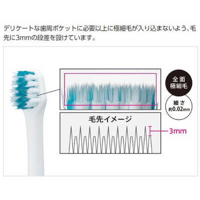 パナソニック Panasonic 電動歯ブラシ Doltz （ドルツ）白 [音波・超