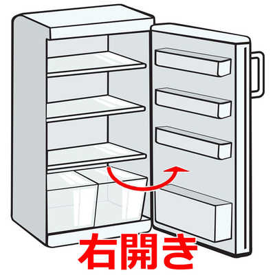 パナソニック Panasonic 冷蔵庫 パーソナルタイプ 1ドア 右開き