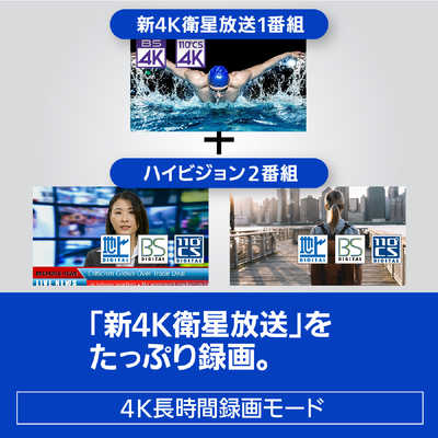 パナソニック Panasonic ブルーレイレコーダー DIGA(ディーガ) 2TB 3