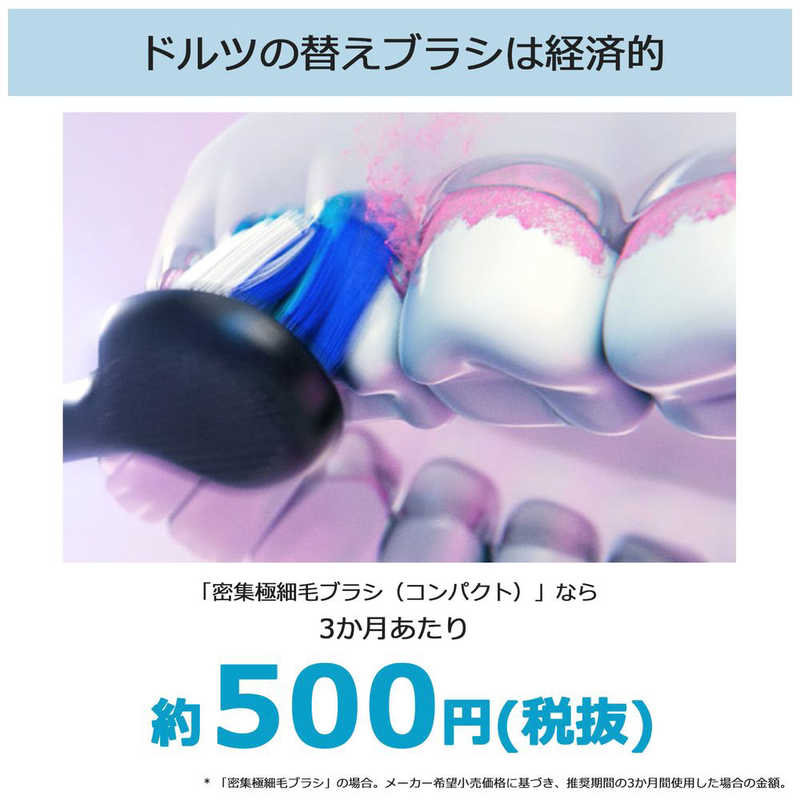 パナソニック　Panasonic パナソニック　Panasonic ドルツ専用 極細毛ブラシ コンパクト 白 EW0800-W EW0800-W