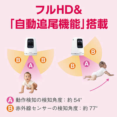 HARU⭐︎Panasonic KX-HBC200-W microSD付 概要 ベビーカメラ KX-HBC200 | ホームネットワーク（ペット