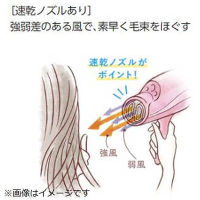 パナソニック Panasonic ヘアードライヤー 高浸透 [国内専用