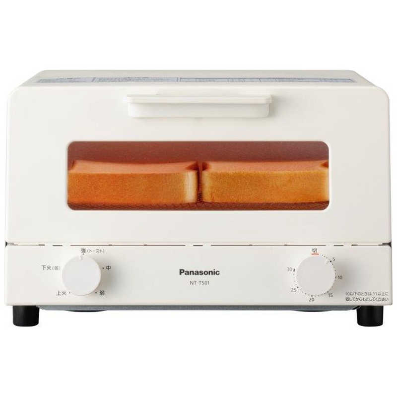 パナソニック　Panasonic パナソニック　Panasonic オーブントースター 1200W/食パン４枚 ホワイト NT-T501-W NT-T501-W