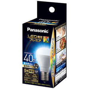 ѥʥ˥å Panasonic LEDŵץߥX 4.7W() LDA5DDGE17SZ4