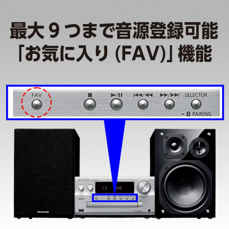 パナソニック　Panasonic パナソニック　Panasonic ミニコンポ シルバー [Wi-Fi対応 /ワイドFM対応 /Bluetooth対応 /ハイレゾ対応] SC-PMX900S SC-PMX900S