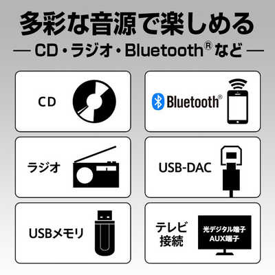 パナソニック ミニコンポ ハイレゾ音源対応 USBメモリー/Bluetoo