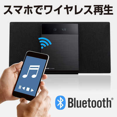 パナソニック Panasonic 一体型ミニコンポ シルバー SC-HC420S