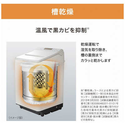 パナソニック Panasonic 縦型洗濯乾燥機 FWシリーズ 洗濯8.0kg